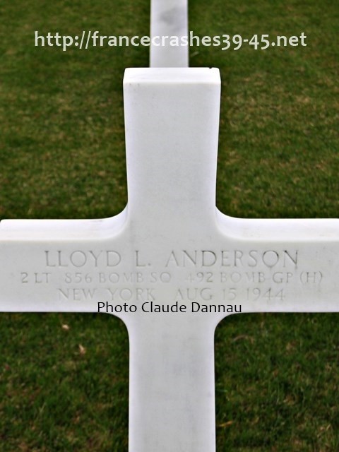 Tombe 2Lt Anderson