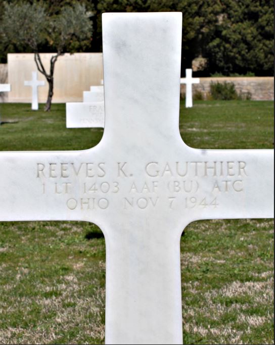 1Lt Reeves K Gauthier