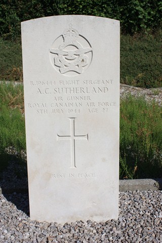 Tombe F/Sgt Sutherland