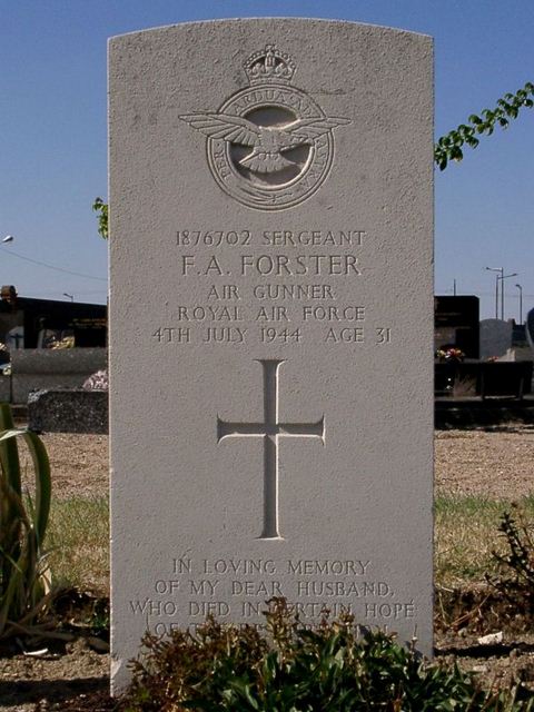 Tombe Sgt Forster