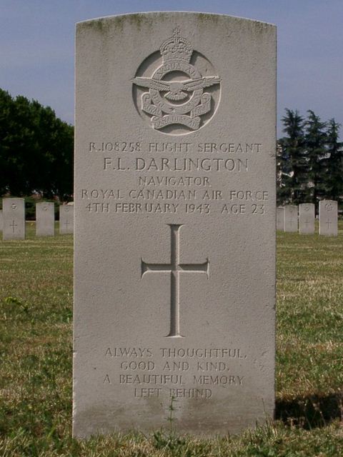Tombe F/Sgt Darlington