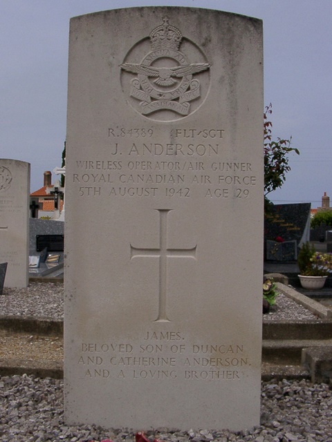 Tombe F/Sgt Anderson