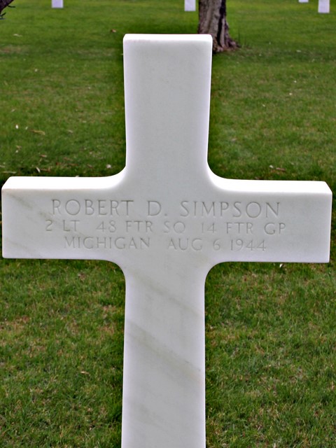 Tombe 2Lt Simpson