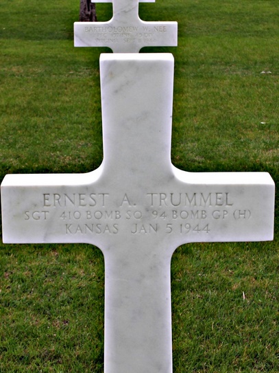 Tombe Sgt Ernest A Trummel
