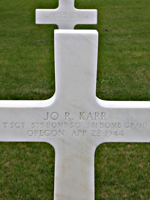 Tombe T/Sgt Karr