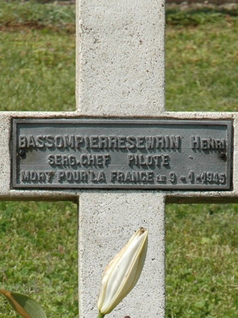Plaque Sgt/C Bassompierre