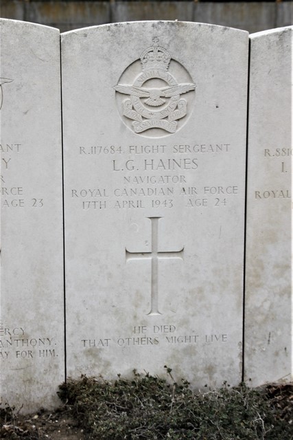 Tombe F/Sgt Haines