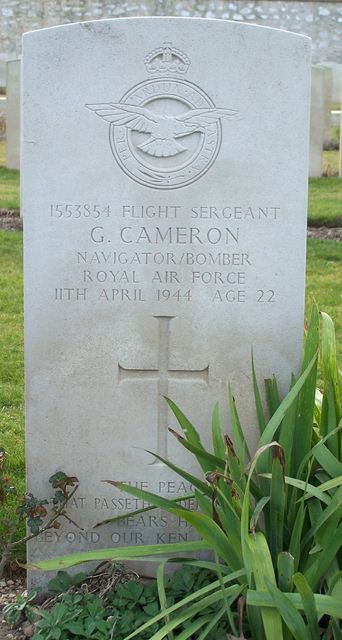 Tombe F/Sgt Cameron
