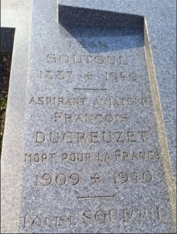 Tombe Franois Joseph Ducreuzett