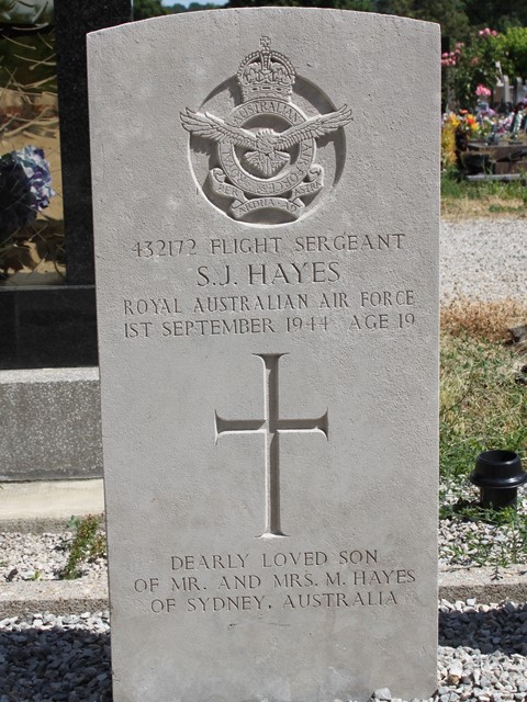 Tombe F/Sgt Hayes