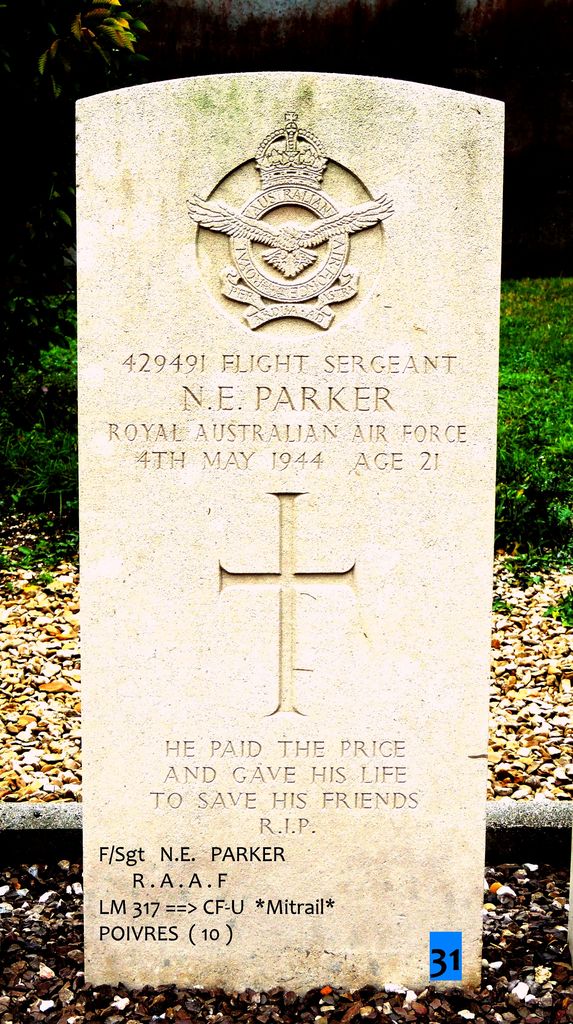 Tombe F/Sgt N E Parker
