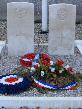 Tombes P/O Gardinier (G) & Monchier (D)