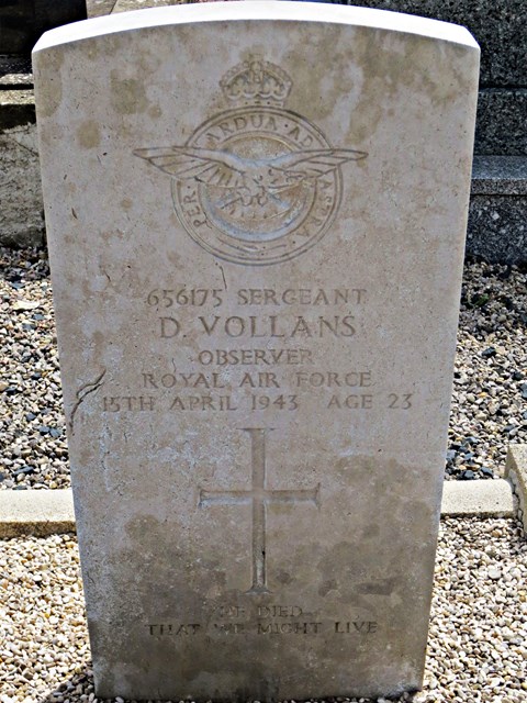 Tombe Sgt Vollans